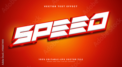 Modern Speed editable text effect Template Suitable for sport and champion text style