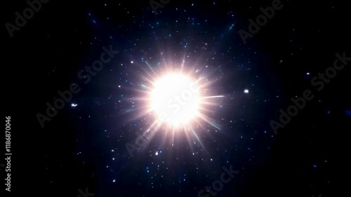 Galactic Explosion Bright Supernova Animation