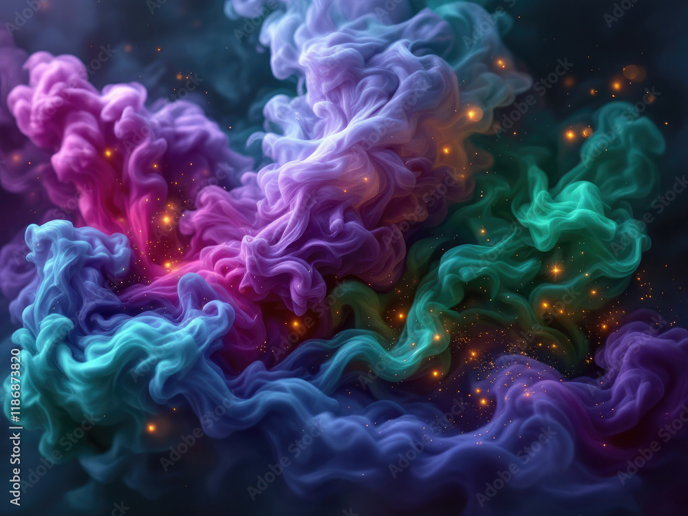 Obraz premium fractal background