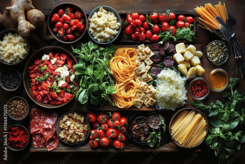 Fototapeta premium assortment of vegetables