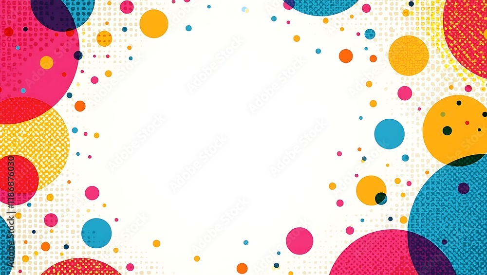 Abstract colorful modern halftone comic style background. Generative Ai. Abstract colorful modern halftone comic style background. Generative Ai.