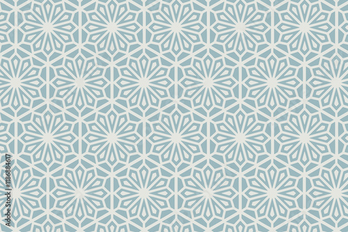 Flat design islamic creative arabesque pattern