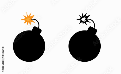 Explosive Bomb Design Templates - Free Vector Graphics"