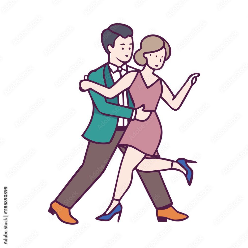 argentine tango couple vector icon, dance day vector illustration - simple illustration of argentine tango couple perfect for logos, and dance day-themed designs. argentine tango couple vector icon, dance day vector illustration - simple illustration of argentine tango couple perfect for logos, and dance day-themed designs.