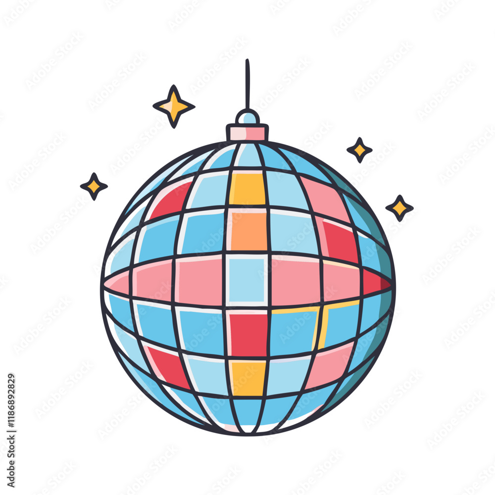disco ball vector icon, dance day vector illustration - simple illustration of disco ball perfect for logos, and dance day-themed designs. disco ball vector icon, dance day vector illustration - simple illustration of disco ball perfect for logos, and dance day-themed designs.