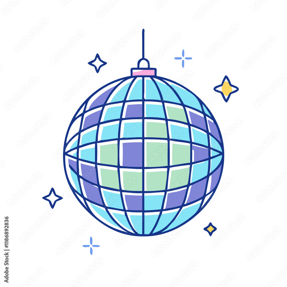 disco ball vector icon, dance day vector illustration - simple illustration of disco ball perfect for logos, and dance day-themed designs. disco ball vector icon, dance day vector illustration - simple illustration of disco ball perfect for logos, and dance day-themed designs.
