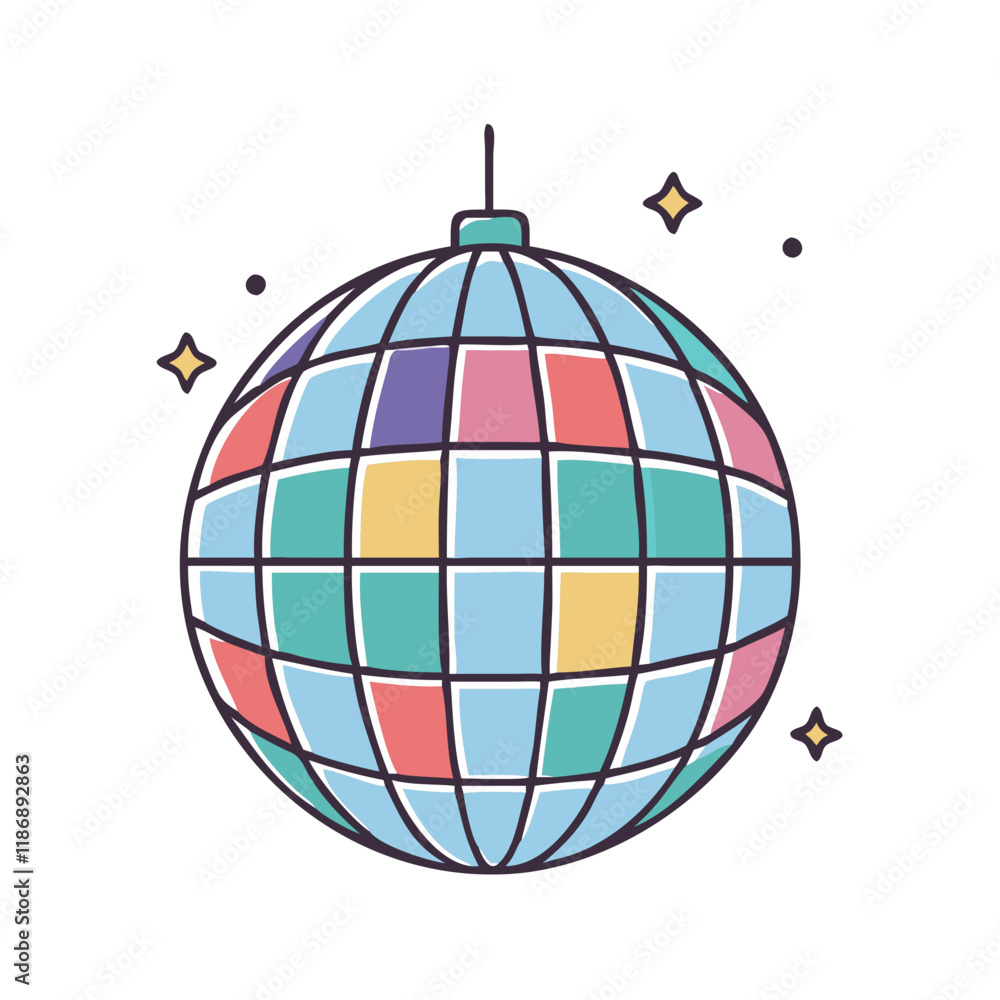 disco ball vector icon, dance day vector illustration - simple illustration of disco ballperfect for logos, and dance day-themed designs. disco ball vector icon, dance day vector illustration - simple illustration of disco ballperfect for logos, and dance day-themed designs.