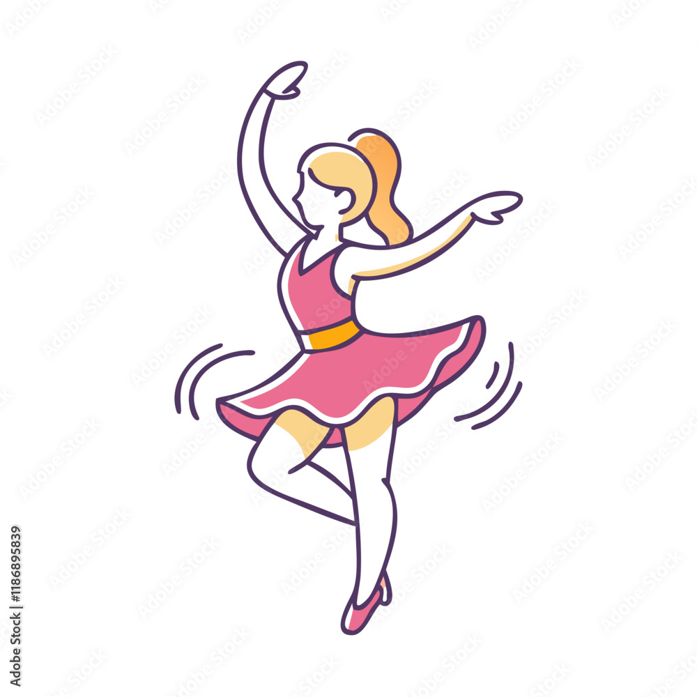 twirling dancer vector icon, dance day vector illustration - simple illustration of twirling dancerperfect for logos, and dance day-themed designs. twirling dancer vector icon, dance day vector illustration - simple illustration of twirling dancerperfect for logos, and dance day-themed designs.