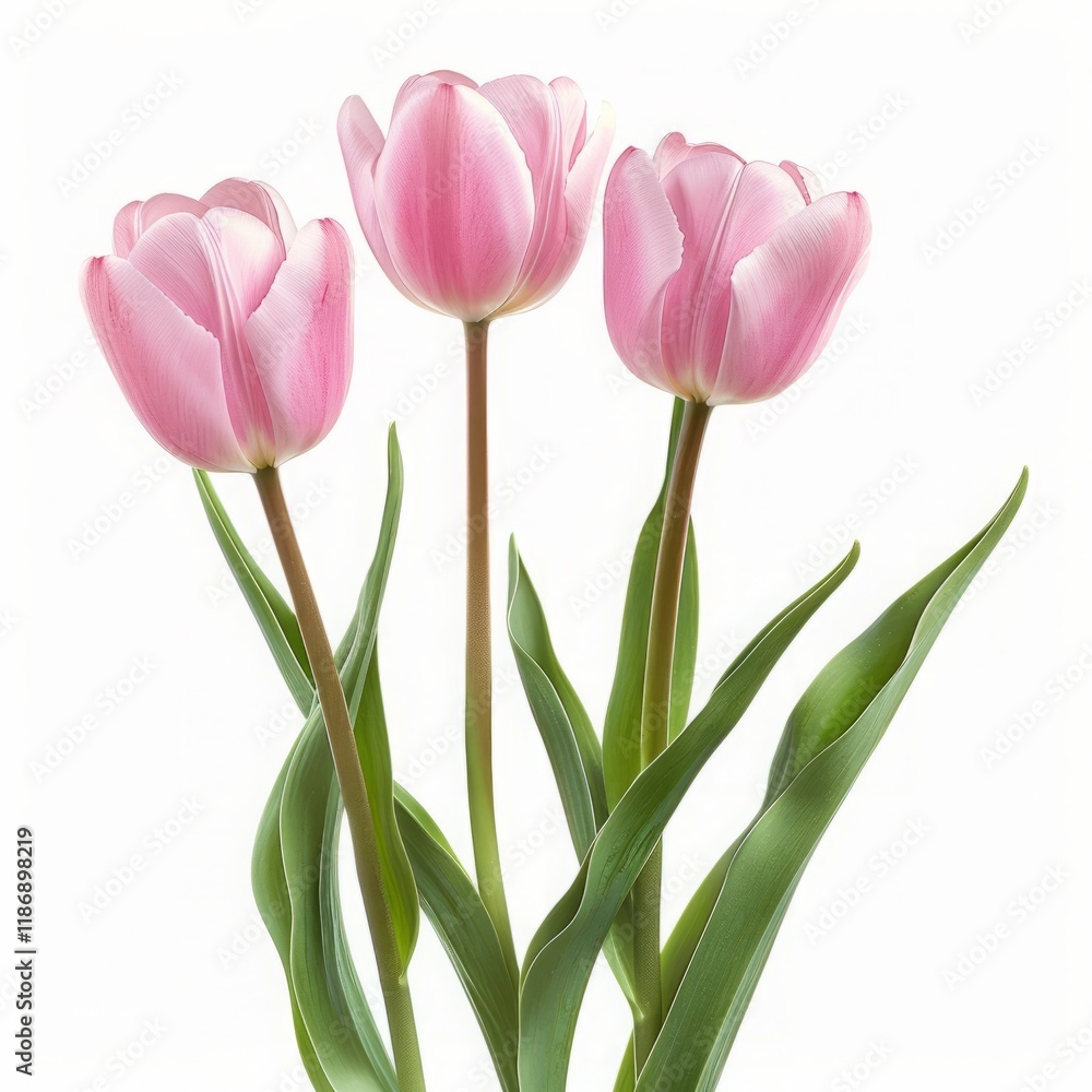 Naklejka premium Top view spring flowers background, mother day background, blank space