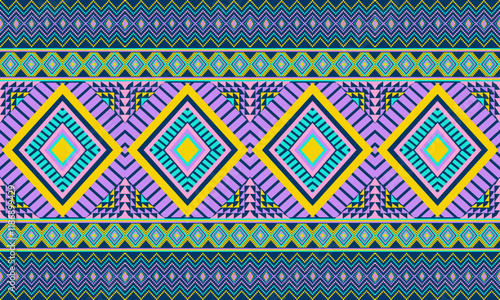 Geometric ethnic, design for decorative, clothing, carpet, background, fabric, handcraft, tribal, square, seamless, retro, draperies, geometric traditional ethnic, cushions, pillow, Print, pillowcase