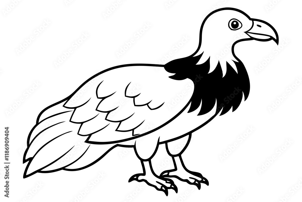 condor silhouette line art vector illustration with a white background condor silhouette line art vector illustration with a white background