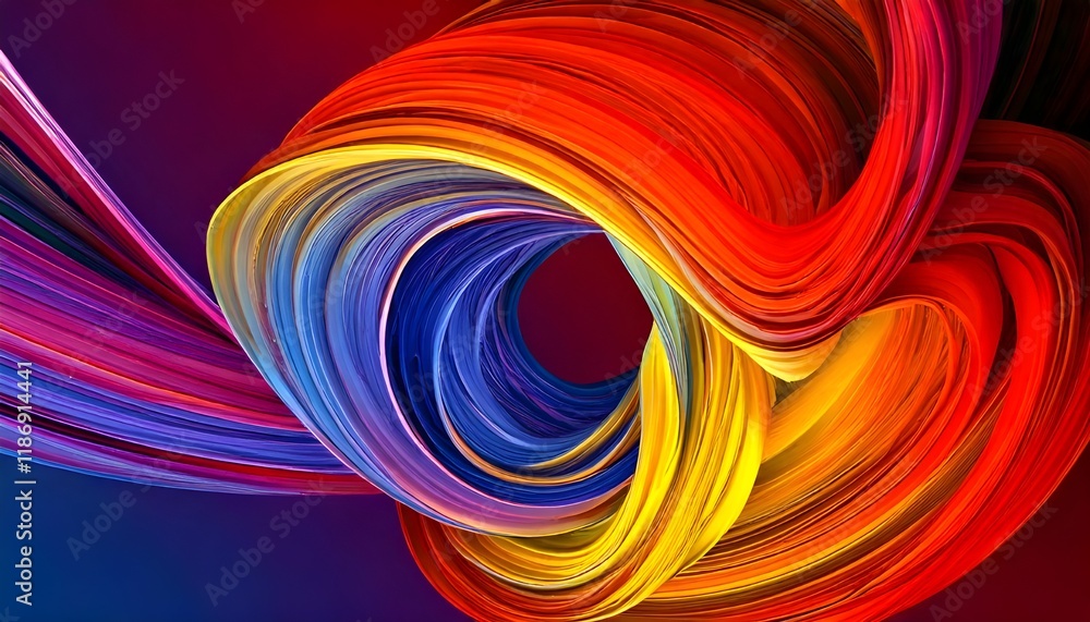 Naklejka premium Abstract colorful fluid background