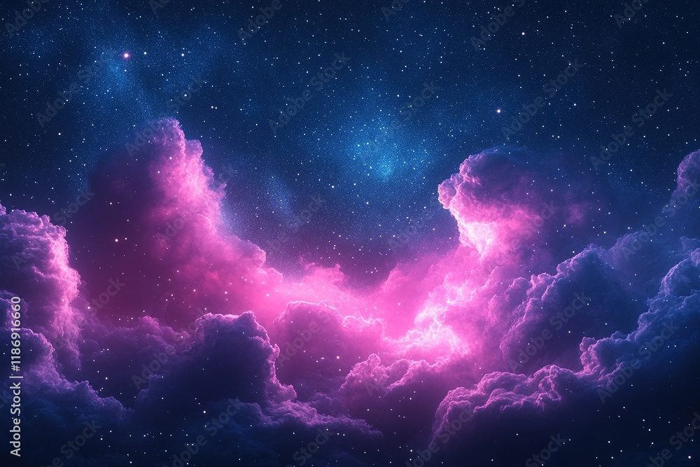 A vibrant cosmic scene featuring colorful clouds and stars, evoking a sense of wonder and exploration in space. A vibrant cosmic scene featuring colorful clouds and stars, evoking a sense of wonder and exploration in space.