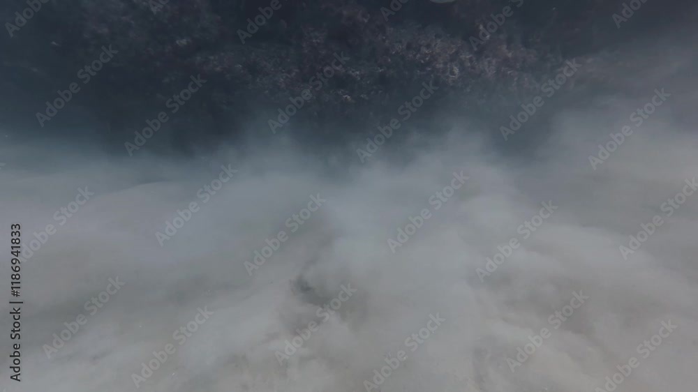 4k video of sand on the sea bed being moved by the surge in Punta Cana, Dominican Republic 4k video of sand on the sea bed being moved by the surge in Punta Cana, Dominican Republic