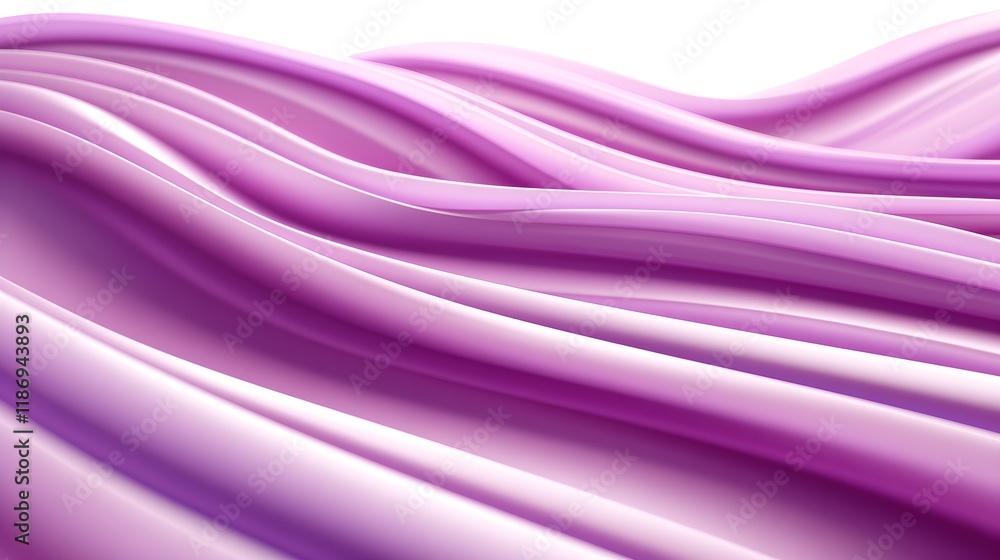 Obraz premium Soft Pink and Purple Wavy Gradient Background in High Resolution