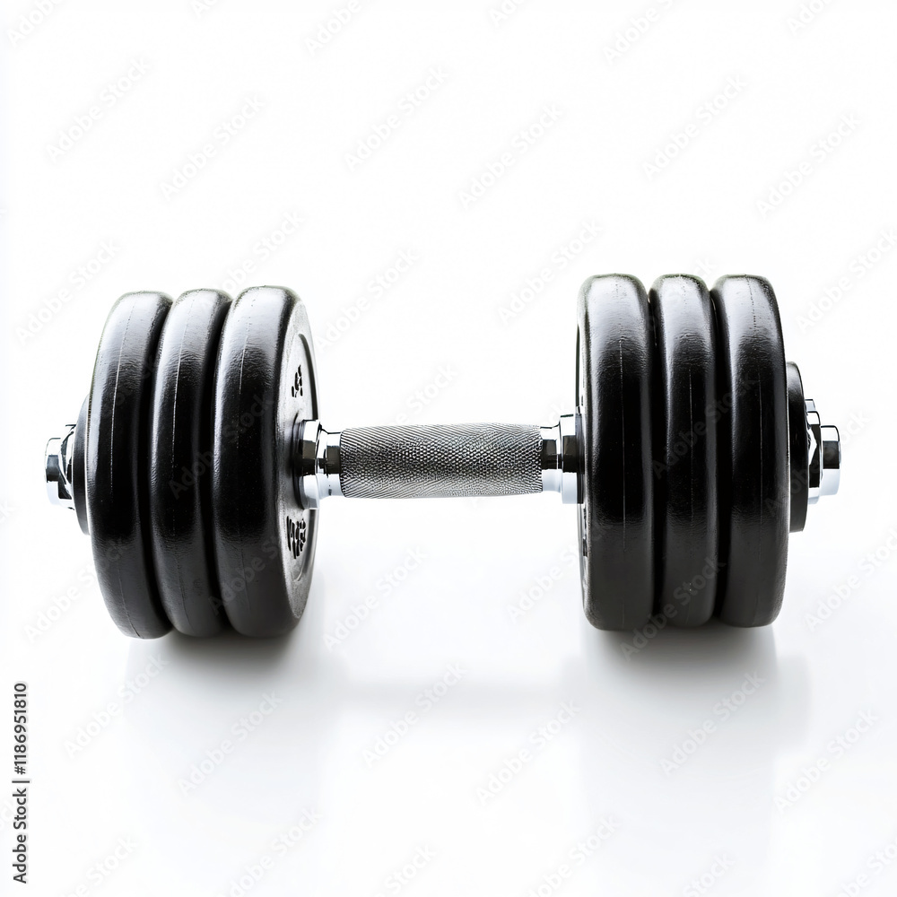 dumbbell isolated on white background dumbbell isolated on white background
