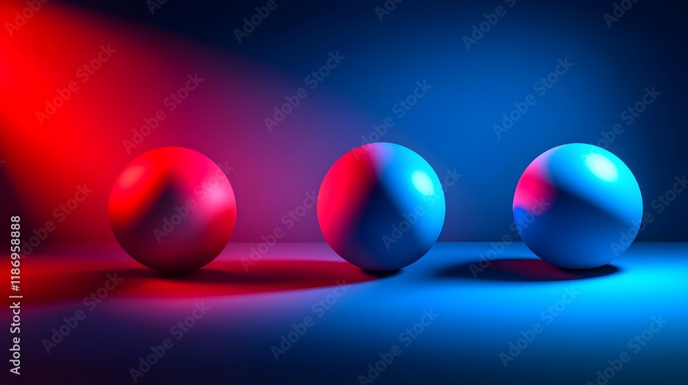 Abstract Geometric Shapes with Primary Colors in Modern Design Abstract Geometric Shapes with Primary Colors in Modern Design