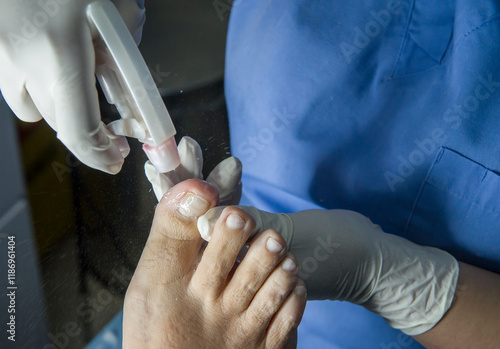 health and professional foot care in a podiatry clinic in Mexico.