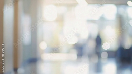 Wallpaper Mural Abstract Blurred Hospital Interior with Medical Equipment and Lines Torontodigital.ca