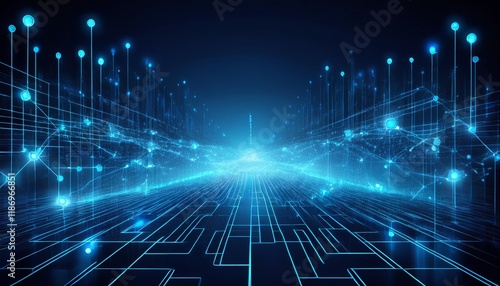 abstract blue background