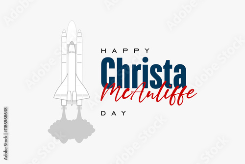 Slika na platnu Christa McAuliffe Day Holiday Concept