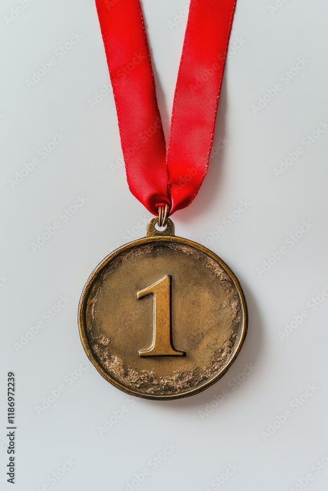 Gold Medal with Ribbon Gold Medal with Ribbon