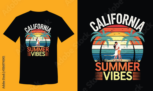 Wallpaper Mural CALIFORNIA  summer beach t-shirt  Torontodigital.ca