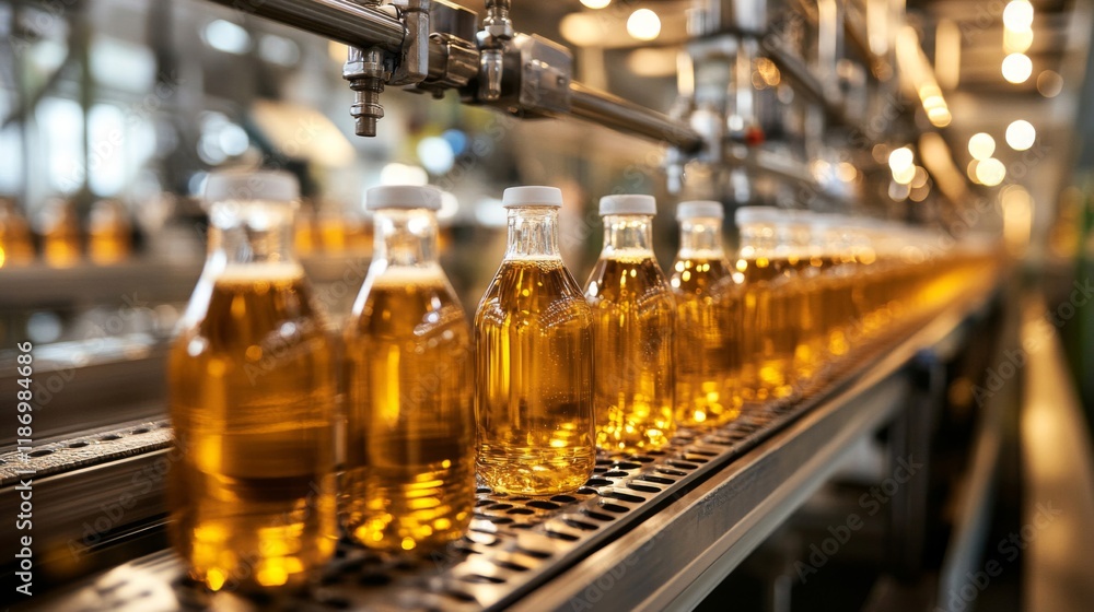 Bottled Beverage Production Line Conveyor System Bottled Beverage Production Line Conveyor System
