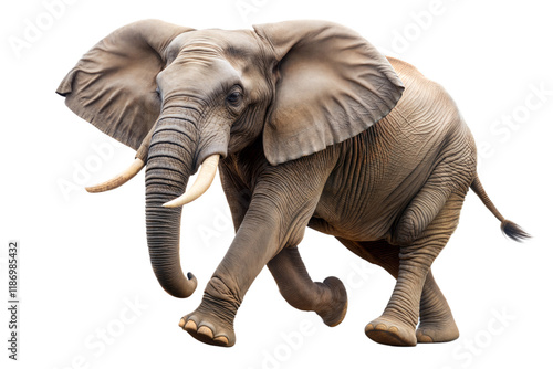 Charging African Elephant