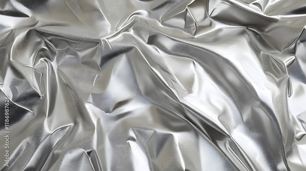 Glamorous Silver Metallic Finish Textured Fabric High Resolution Glamorous Silver Metallic Finish Textured Fabric High Resolution