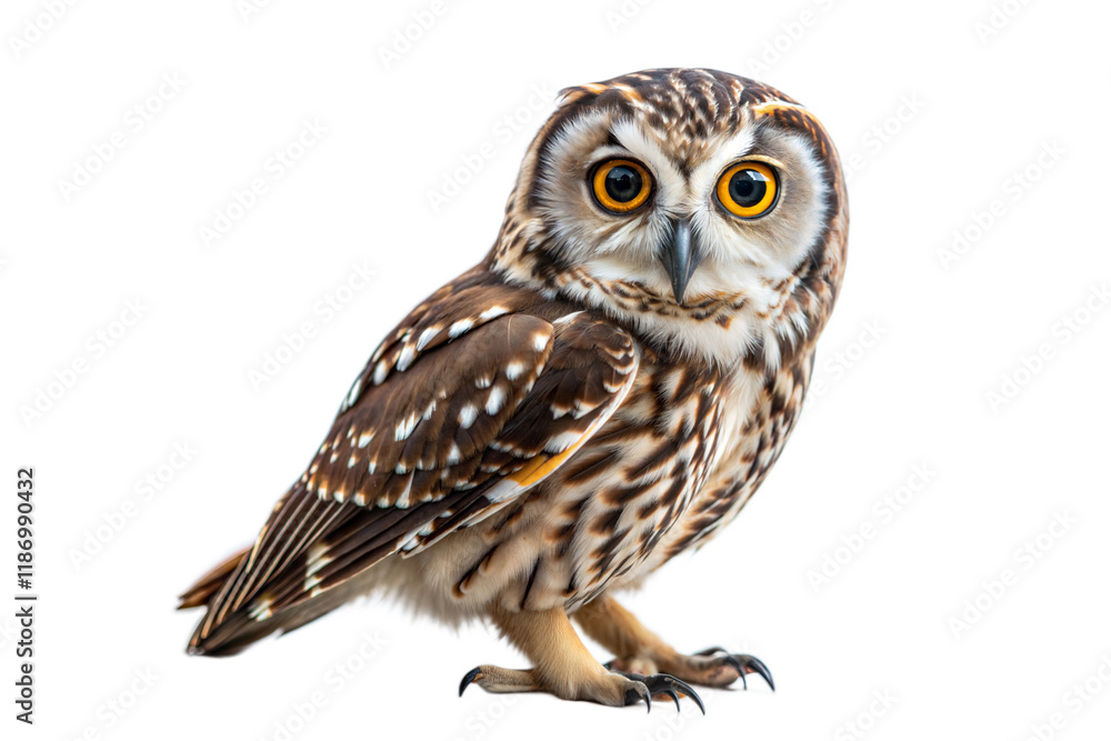 Naklejka premium Close-up of a Spotted Owl