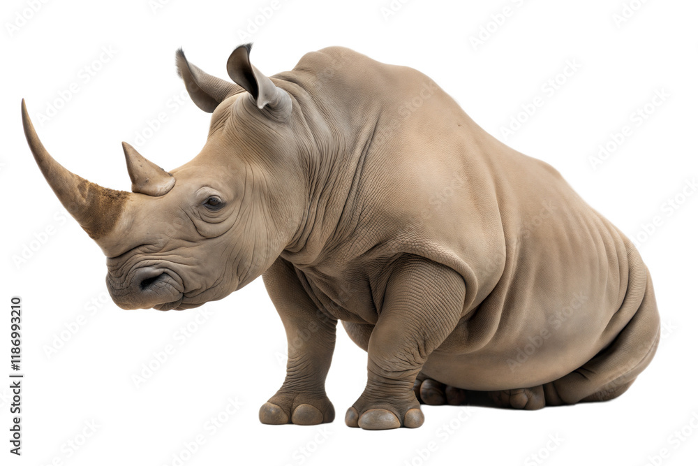Obraz premium White Rhinoceros