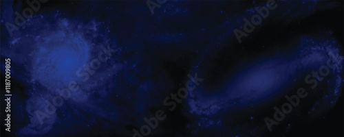 A Timeless Vision of the Cosmos, Where Light and Darkness Coalesce in the Endless Fabric of Space