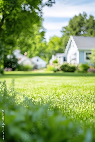 Wallpaper Mural Serene Suburban Summer Green Grass Lawn Homescape Torontodigital.ca