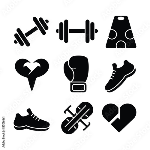 Fitness Activities Icons