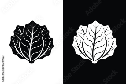 Brussels sprout icon vector on White Background ,Vector Art Illustration on white background.