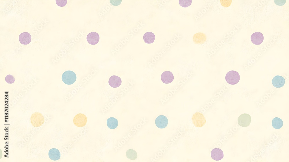 Cheerful Pastel Polka Dot Background for Soft Design Projects Cheerful Pastel Polka Dot Background for Soft Design Projects