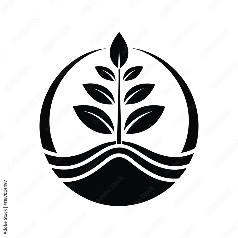 Seed to Bloom A Logo for Growth and Sustainability