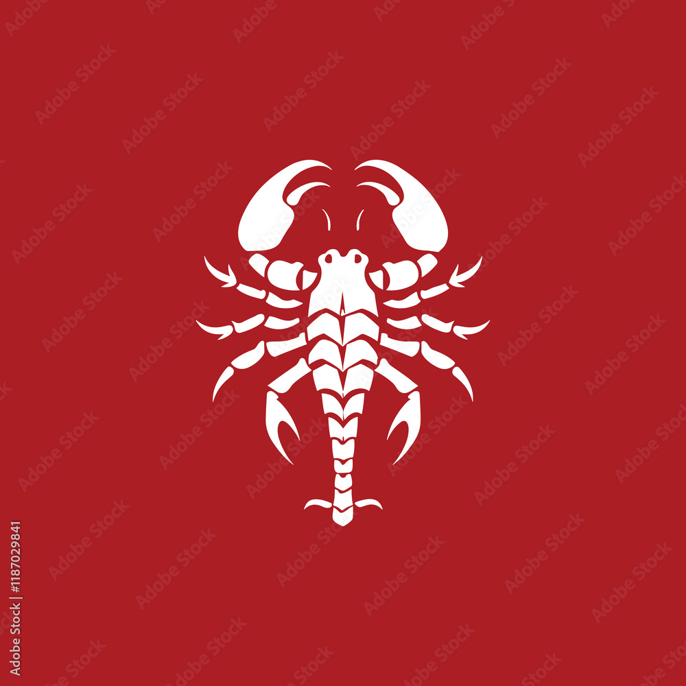 Obraz premium elegant illustration of the scorpion