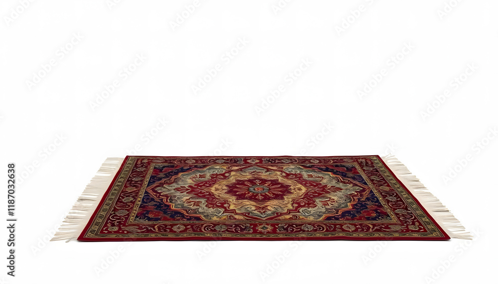 Elegant Red Oriental Rug with Intricate Design Elegant Red Oriental Rug with Intricate Design