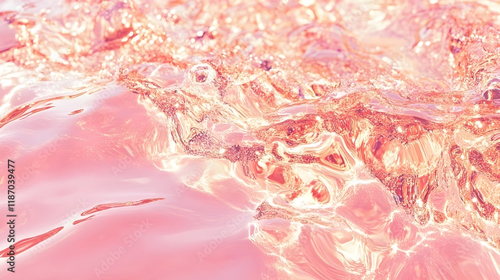 Luxurious Metallic Rose Gold Texture with Reflective Surface Detail Luxurious Metallic Rose Gold Texture with Reflective Surface Detail