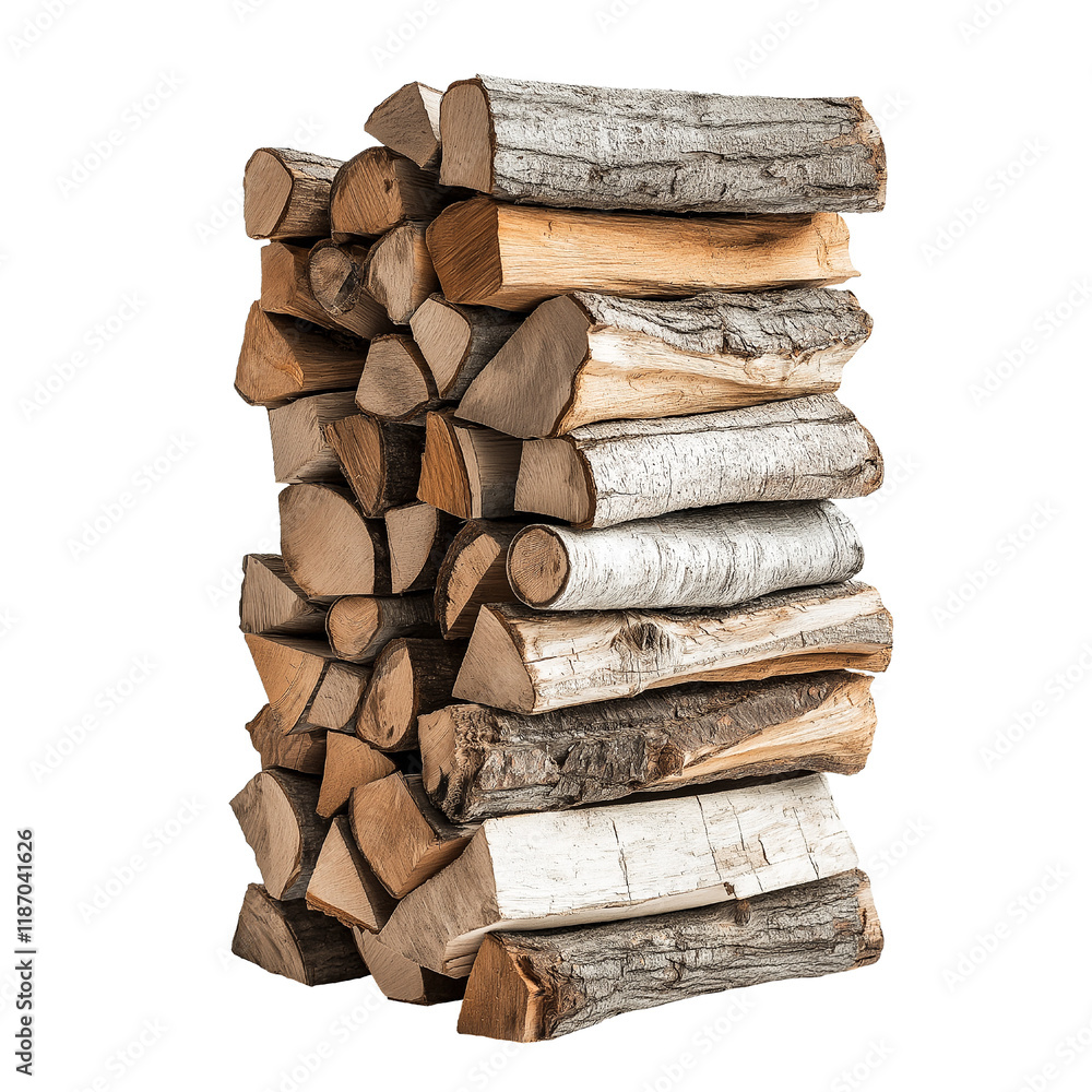 a pile of chopped firewood, dried stacked high wood logs for fireplace, split wood, cutout png a pile of chopped firewood, dried stacked high wood logs for fireplace, split wood, cutout png