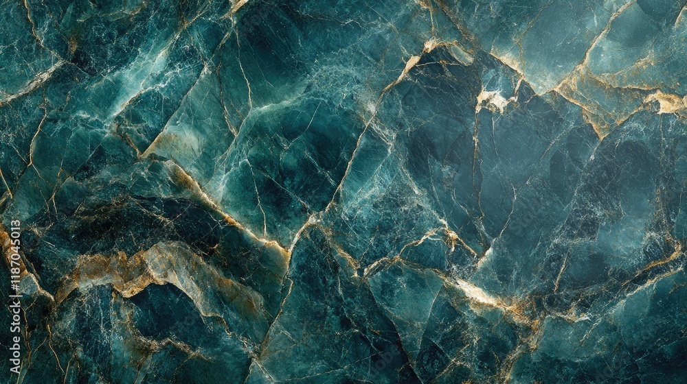 Dark cyan and green marble texture background with golden veins for elegant design and creative projects Dark cyan and green marble texture background with golden veins for elegant design and creative projects