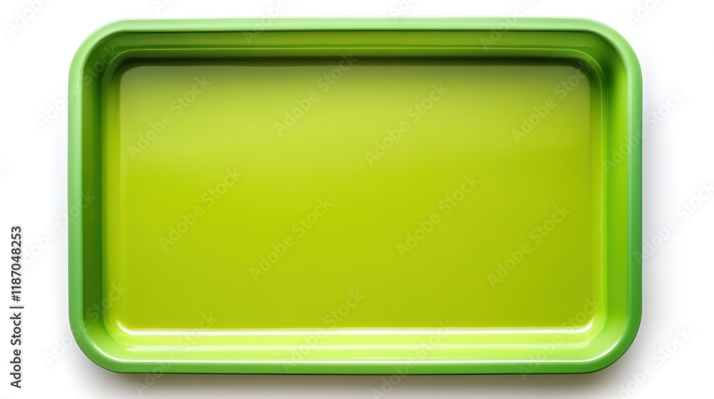 Lime Green Rectangular Tray: A Simple, Clean, and Versatile Design Lime Green Rectangular Tray: A Simple, Clean, and Versatile Design