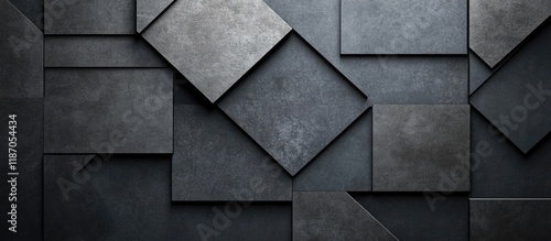 Wallpaper Mural Modern geometric abstract black and gray texture background for industrial design with empty space for text or graphic overlay Torontodigital.ca