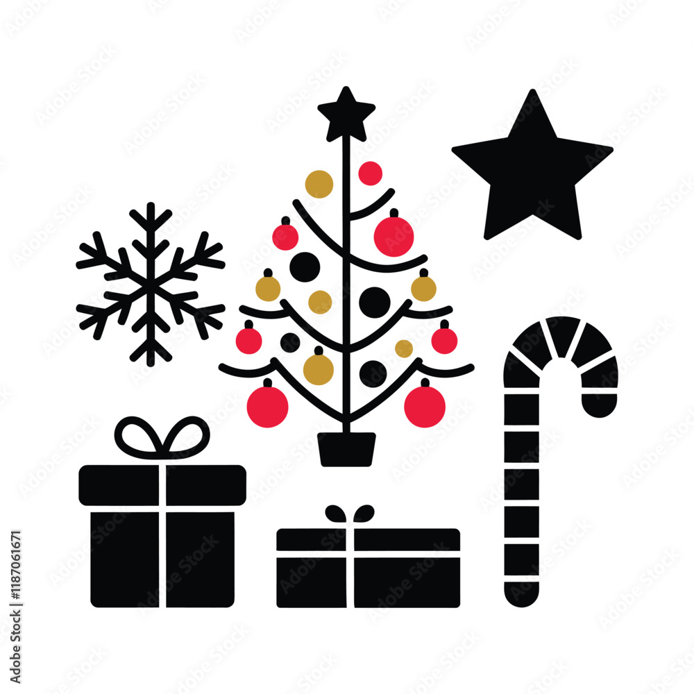 Christmas design elements Christmas design elements