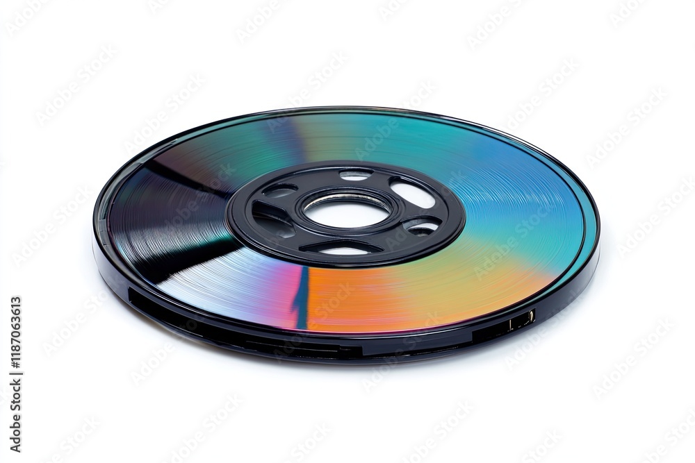 Compact disk isolated on white background Compact disk isolated on white background
