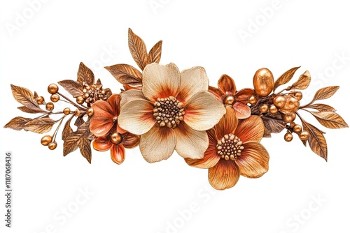 Wallpaper Mural Decoration isolated on white background Torontodigital.ca