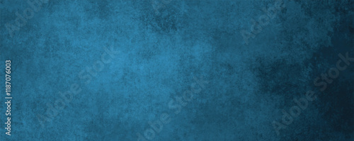 A Distressed Abstract Design in Deep Blue Tones with Faded Patterns and Smooth Gradients
