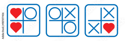 tic tac toe icon sign vector